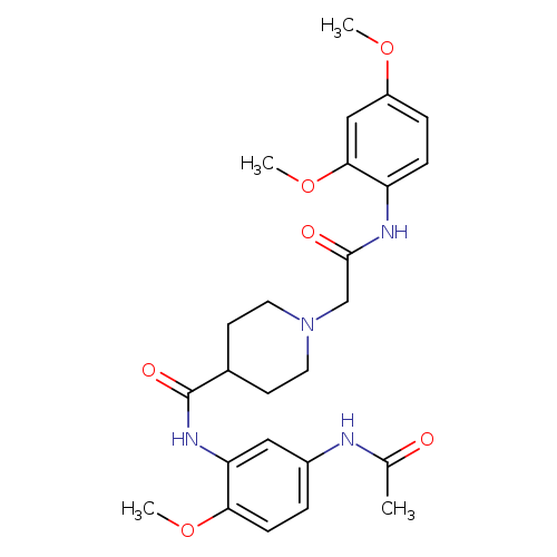 1-{[(2,4-dimethoxyphenyl)carbamoyl]methyl}-N-(5-acetamido-2-methoxyphenyl)piperidine-4-carboxamide
