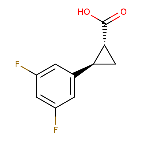 trans-2-(3,5-difluorophenyl)cyclopropane-1-carboxylic acid