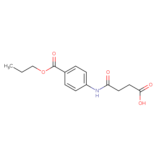 4-Oxo-4-([4-(propoxycarbonyl)phenyl]amino)butanoic acid