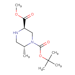 (3R,6R)-1-tert-Butyl3-methyl6-methylpiperazine-1,3-dicarboxylate