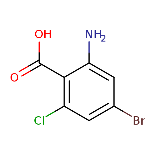 2-amino-4-bromo-6-chlorobenzoic acid