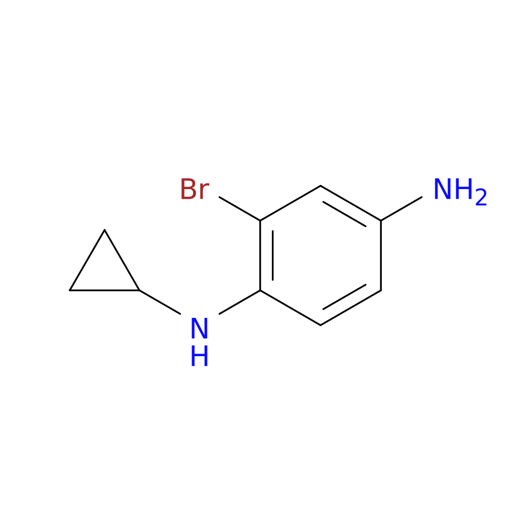 2-Bromo-1-N-cyclopropylbenzene-1,4-diamine