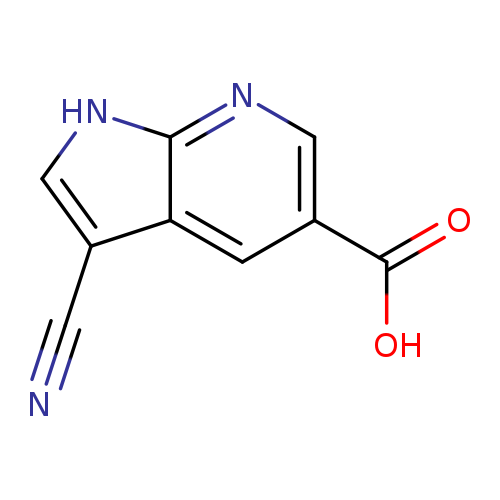 3-cyano-1H-pyrrolo[2,3-b]pyridine-5-carboxylic acid