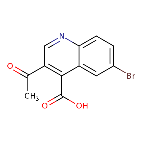 3-Acetyl-6-bromoquinoline-4-carboxylic acid