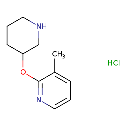 3-Methyl-2-(piperidin-3-yloxy)pyridine hydrochloride