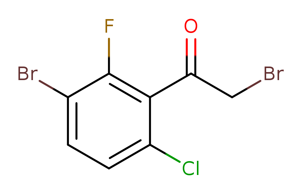 3-Bromo-6-chloro-2-fluorophenacyl bromide
