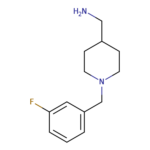 [1-(3-Fluorobenzyl)piperidin-4-yl]methylamine