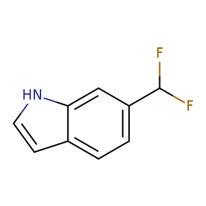 1H-Indole, 6-(difluoromethyl)-