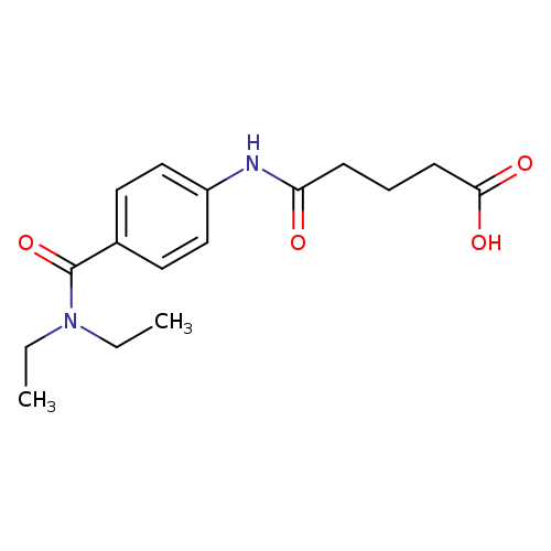 5-{4-[(Diethylamino)carbonyl]anilino}-5-oxopentanoic acid