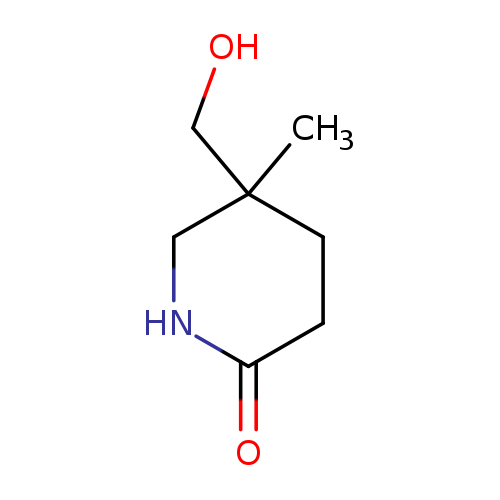 5-(hydroxymethyl)-5-methylpiperidin-2-one
