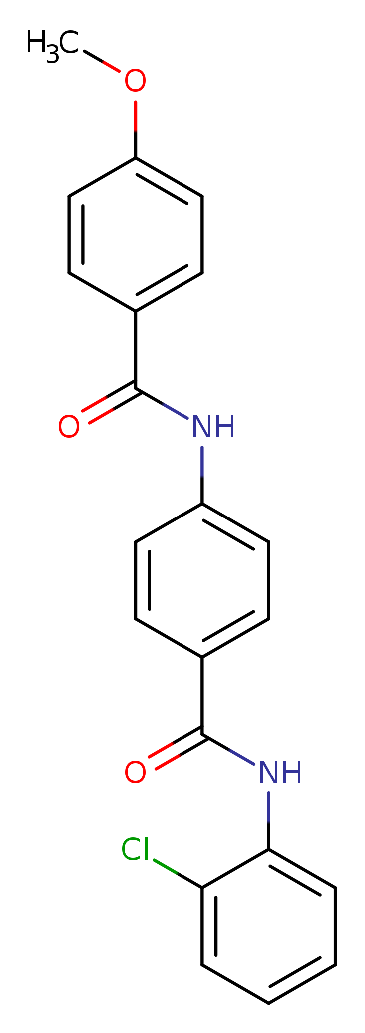 N-(2-chlorophenyl)-4-[(4-methoxybenzoyl)amino]benzamide