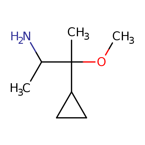 3-cyclopropyl-3-methoxybutan-2-amine