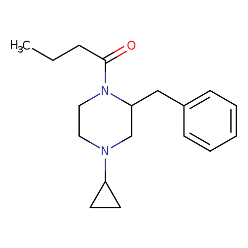 1-(2-benzyl-4-cyclopropylpiperazin-1-yl)butan-1-one