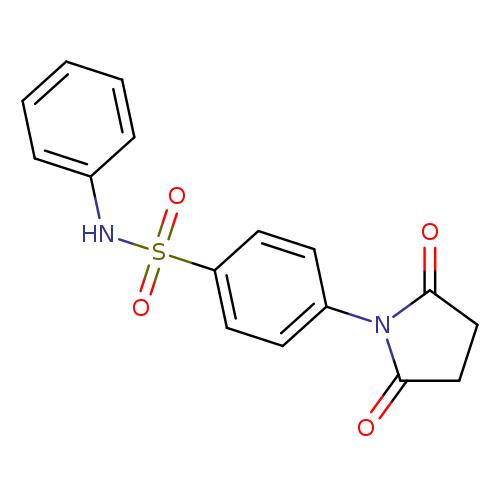 4-(2,5-dioxopyrrolidin-1-yl)-N-phenylbenzene-1-sulfonamide