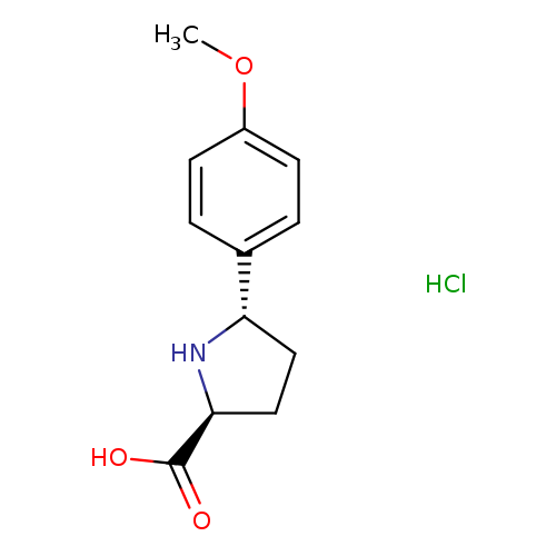 (2S,5S)-5-(4-Methoxyphenyl)pyrrolidine-2-carboxylic acid hydrochloride