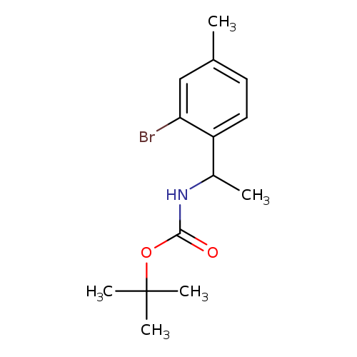 [1-(2-Bromo-4-methyl-phenyl)-ethyl]-carbamic acid tert-butyl ester