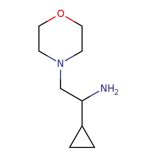 (1-Cyclopropyl-2-morpholin-4-ylethyl)amine
