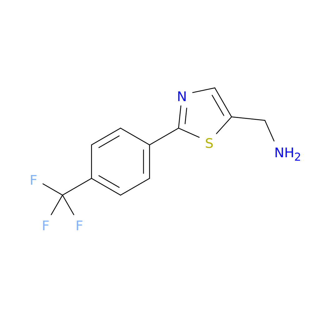 {2-[4-(trifluoromethyl)phenyl]-1,3-thiazol-5-yl}methanamine
