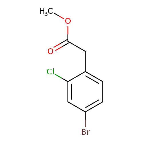 Benzeneacetic acid, 4-bromo-2-chloro-, methyl ester