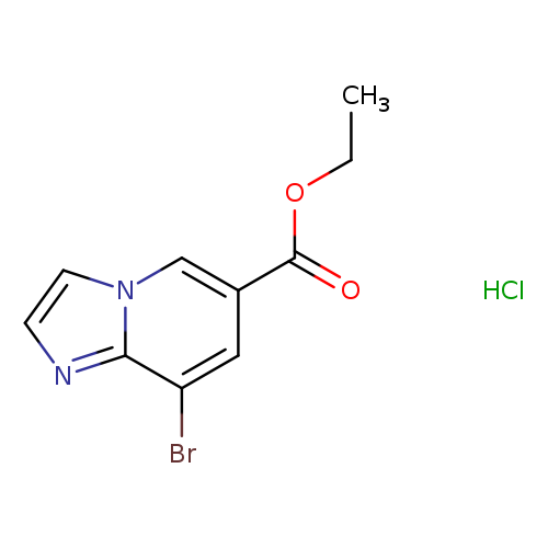 Ethyl 8-bromoimidazo[1,2-a]pyridine-6-carboxylate, HCl