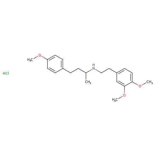 4-[2-{[3-(4-Methoxy Phenyl)-1-Methylpropyl]amino]ethyl]-1,2-dimethoxybenzene hydrochloride