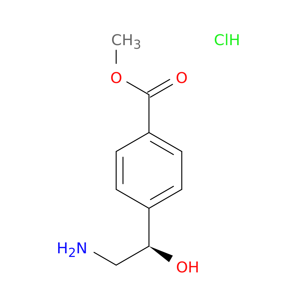 methyl 4-[(1R)-2-amino-1-hydroxyethyl]benzoate hydrochloride