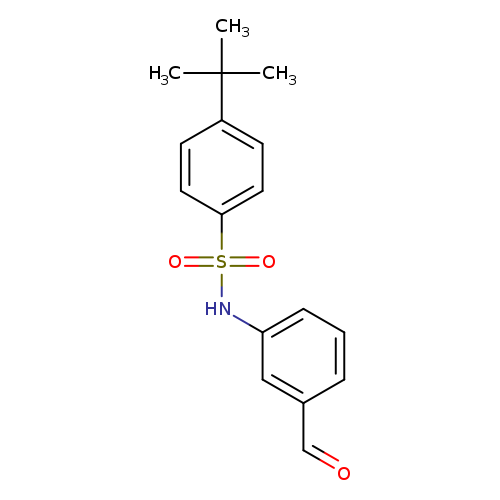 4-tert-butyl-N-(3-formylphenyl)benzenesulfonamide