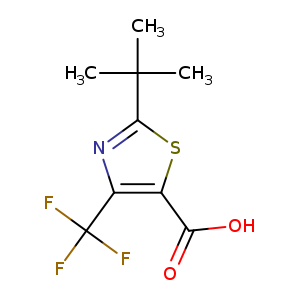 2-tert-butyl-4-(trifluoromethyl)-1,3-thiazole-5-carboxylic acid