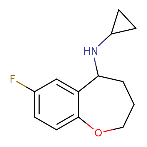 N-cyclopropyl-7-fluoro-2,3,4,5-tetrahydro-1-benzoxepin-5-amine