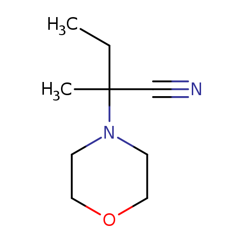2-methyl-2-(4-morpholinyl)butanenitrile