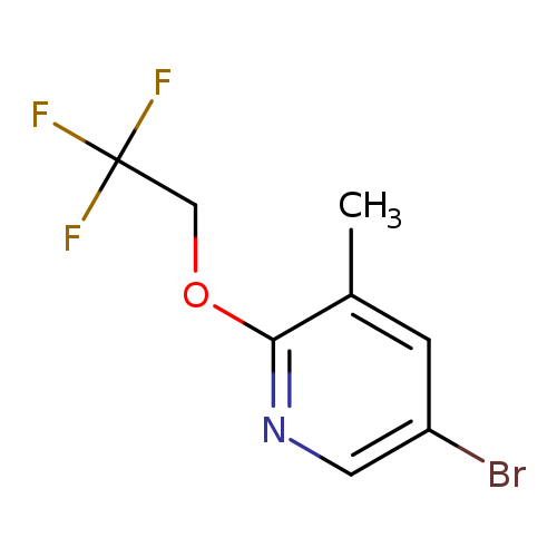 5-Bromo-3-methyl-2-(2,2,2-trifluoroethoxy)pyridine