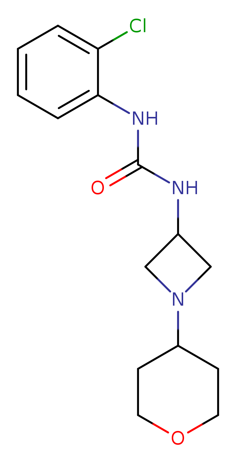 1-(2-chlorophenyl)-3-[1-(oxan-4-yl)azetidin-3-yl]urea