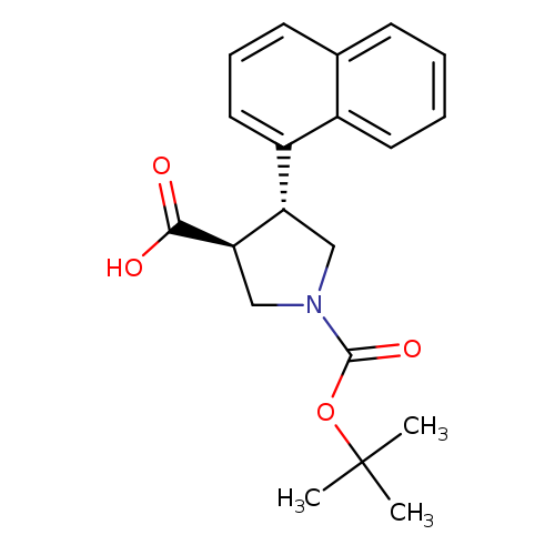 Boc-(+/-)-trans-4-(1-naphthyl)-pyrrolidine-3-carboxylic acid