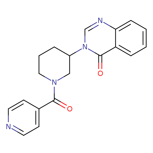 3-[1-(pyridine-4-carbonyl)piperidin-3-yl]-3,4-dihydroquinazolin-4-one