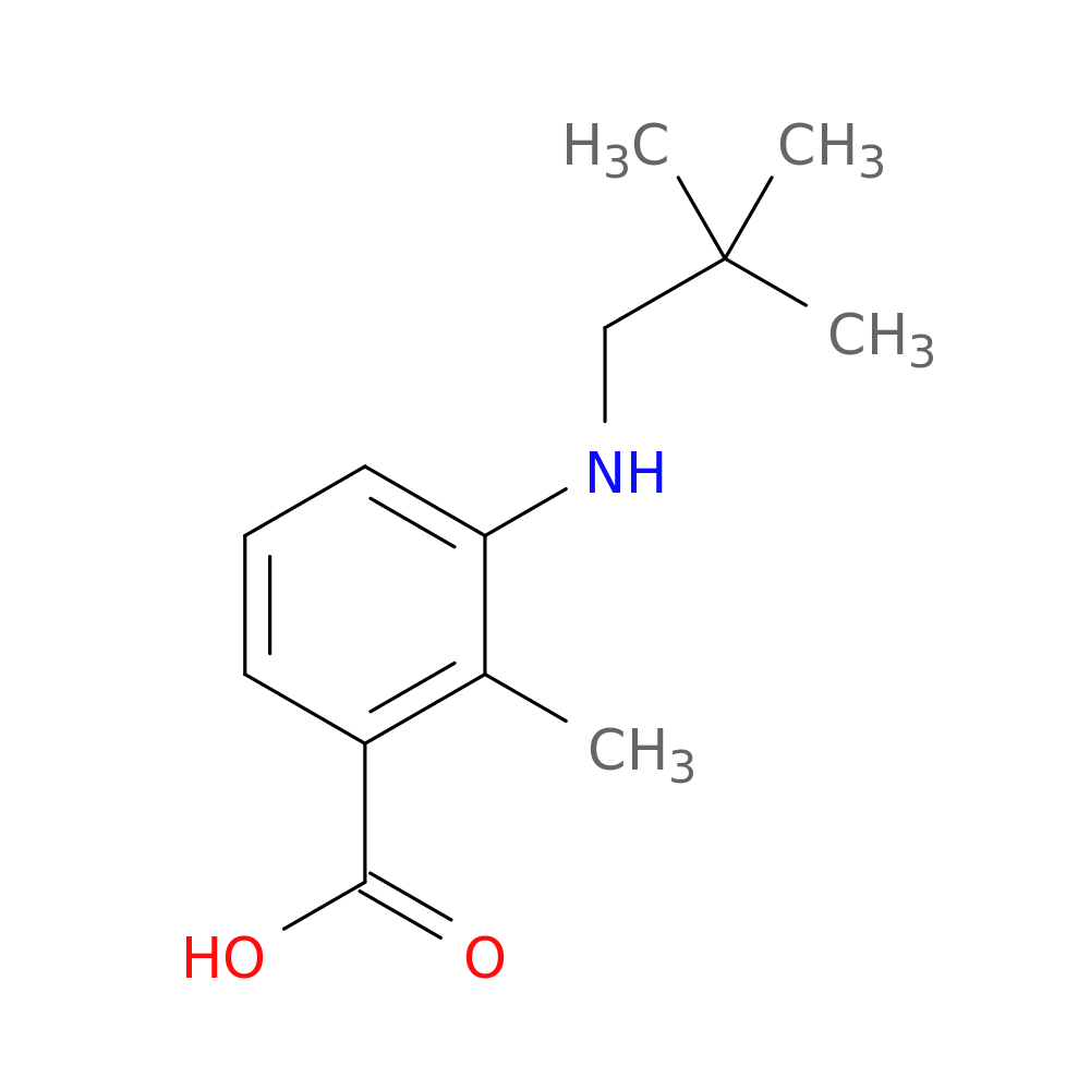 3-[(2,2-dimethylpropyl)amino]-2-methylbenzoic acid