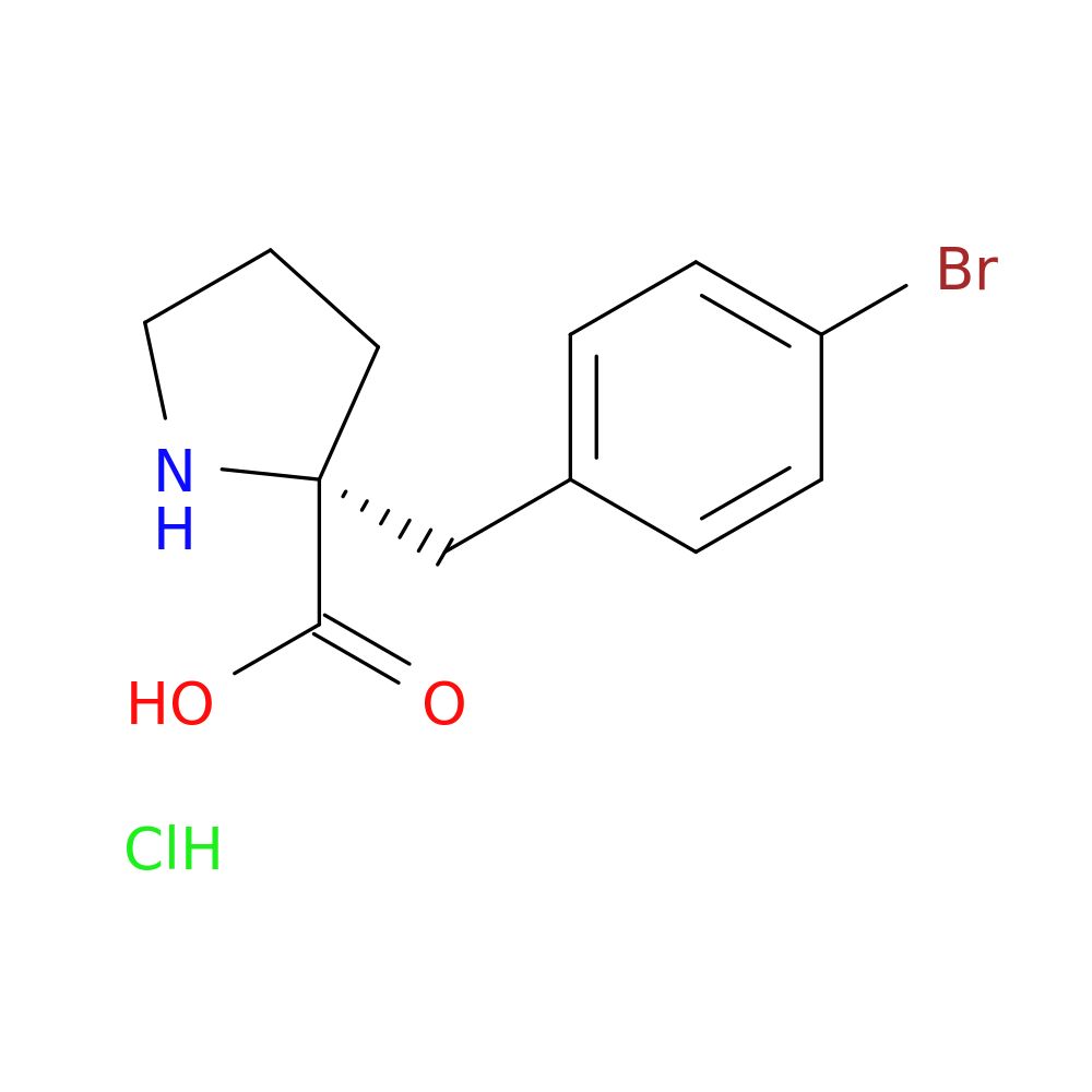 (R)-2-(4-Bromobenzyl)pyrrolidine-2-carboxylic acid hydrochloride