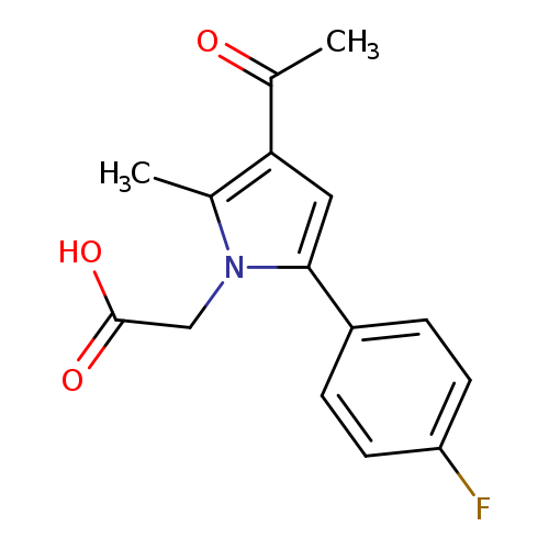 [3-Acetyl-5-(4-fluorophenyl)-2-methyl-1h-pyrrol-1-yl]acetic acid