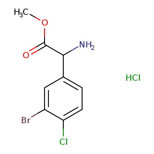 Methyl2-amino-2-(3-bromo-4-chlorophenyl)acetatehydrochloride