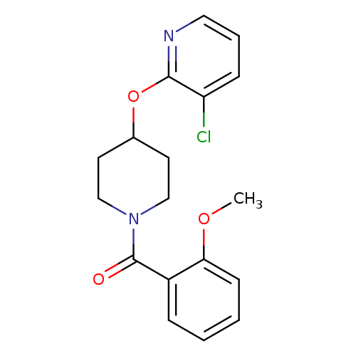 3-chloro-2-{[1-(2-methoxybenzoyl)piperidin-4-yl]oxy}pyridine