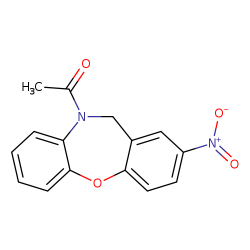1-{13-nitro-2-oxa-9-azatricyclo[9.4.0.0^{3,8}]pentadeca-1(11),3(8),4,6,12,14-hexaen-9-yl}ethan-1-one