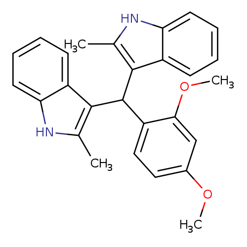 3-[(2,4-dimethoxyphenyl)(2-methyl-1H-indol-3-yl)methyl]-2-methyl-1H-indole
