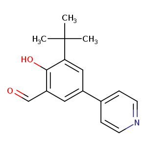 3-(tert-Butyl)-2-hydroxy-5-(4-pyridyl)benzaldehyde