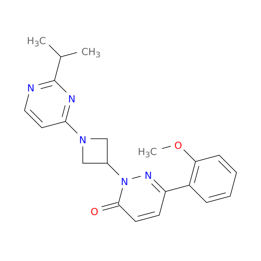 6-(2-methoxyphenyl)-2-{1-[2-(propan-2-yl)pyrimidin-4-yl]azetidin-3-yl}-2,3-dihydropyridazin-3-one