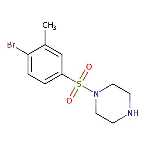 1-((4-Bromo-3-methylphenyl)sulfonyl)piperazine
