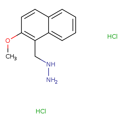 [(2-methoxynaphthalen-1-yl)methyl]hydrazine dihydrochloride