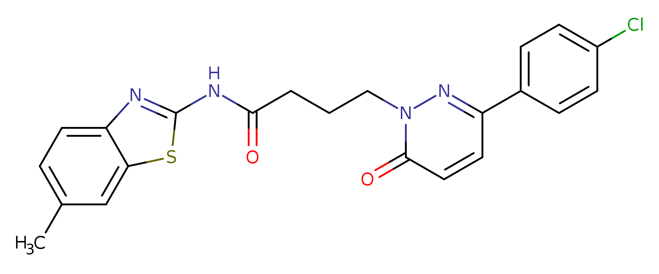 4-[3-(4-chlorophenyl)-6-oxo-1,6-dihydropyridazin-1-yl]-N-(6-methyl-1,3-benzothiazol-2-yl)butanamide