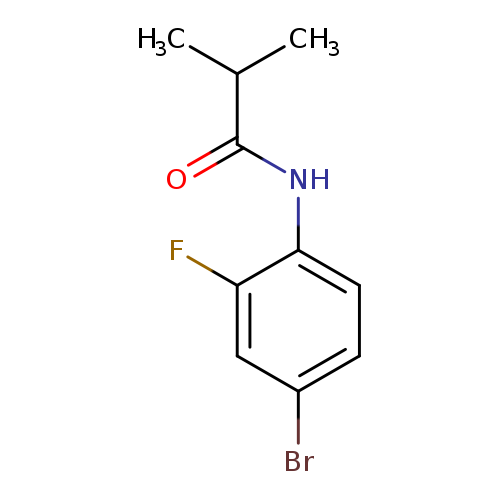 N-(4-bromo-2-fluorophenyl)-2-methylpropanamide