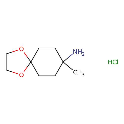 8-methyl-1,4-dioxaspiro[4.5]decan-8-amine hydrochloride