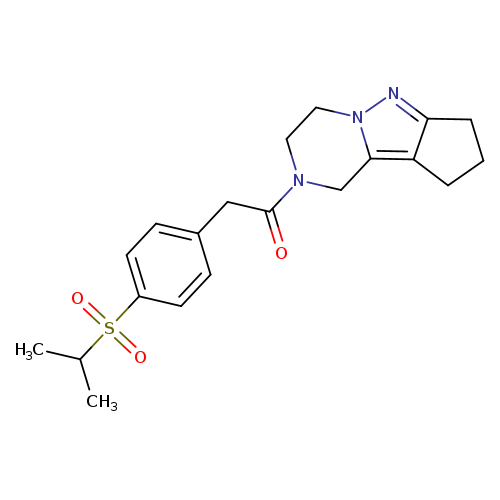 2-[4-(propane-2-sulfonyl)phenyl]-1-{7,8,11-triazatricyclo[6.4.0.0^{2,6}]dodeca-1,6-dien-11-yl}ethan-1-one