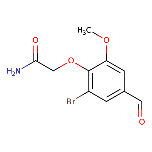 2-(2-Bromo-4-formyl-6-methoxyphenoxy)acetamide